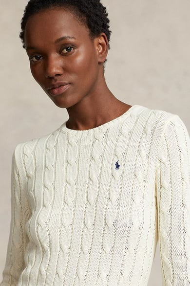 ΠΛΕΚΤΟ POLO RALPH LAUREN - 101 CREAM